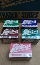 LOT of 5 Topps Traded Baseball Set Box 1987 1988 1989 1990 1991 HOLOGRAM +SEALED