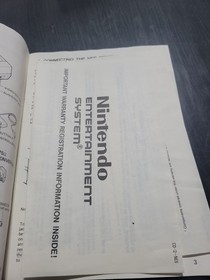 Nintendo NES Console Control Deck Instruction Manual ONLY