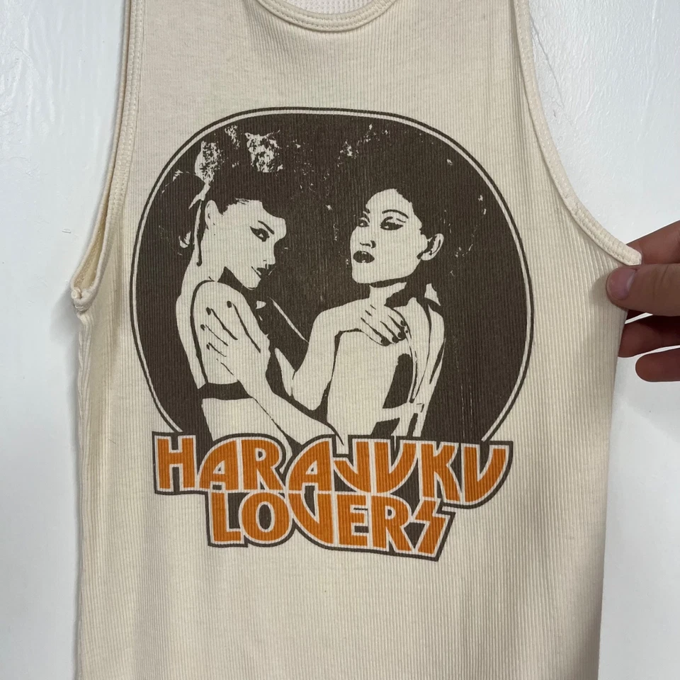Vintage HARAJUKU LOVERS Tank Top Large "Sugar, Honey, Sexy, Baby" Gwen Stefani - Image 3 of 4