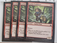FOUR Goblin Trailblazer NM-M Rivals of Ixalan 105 MTG Magic The Gathering