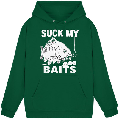 Suck my Baits - Karpfen Carp Balls Karpfenangler Angler Boilies Angeln Hoodie