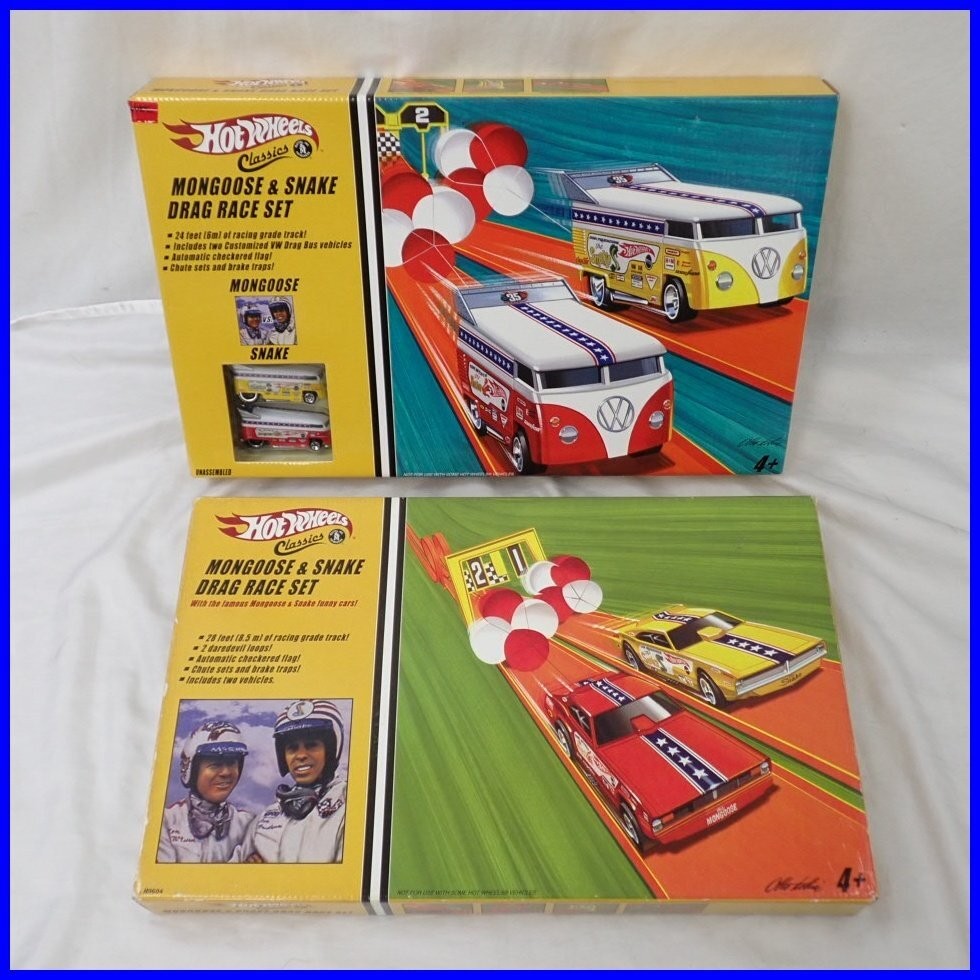 Mon & Snake Drag Race Set☆（VW BUS ） Hot Wheels Classics Mongoose & Snake Drag Race Set