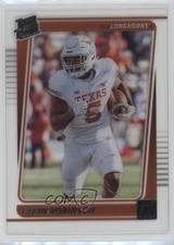 2023 Chronicles Draft Picks Clearly Donruss Rated Rookie Bijan Robinson #34 12vx