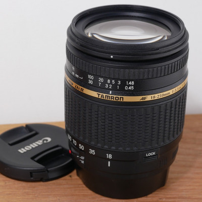 Tamron Af 18-250MM 3.5-6.3 IF Macro A18 Canon Ef Mount DSLR Camera *TESTED*