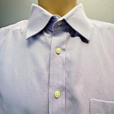 CHARLES TYRWHITT Button Up Dress Shirt Mens 20/37 Classic Fit Long Sleeve Purple