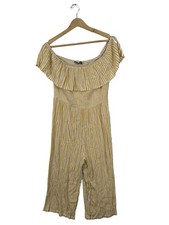 PRIMARK Jumpsuit Damen Hose Gr. DE 42 wollweiß Casual-Look