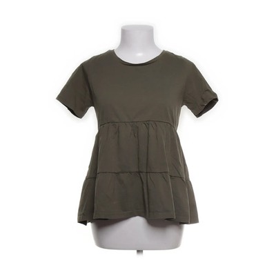 Only Neon & Nylon, Top, Größe: M, AYGA S/S PEPLUM TOP JRS PETITE, Grün #OxE