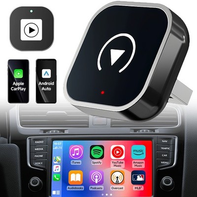 2in1 Wireless Carplay Android USB Car Dongle Connect Box Plug&Play Auto Adapter