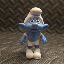 2011 McDonald's Happy Meal Panicky Smurf PVC Figure Toy