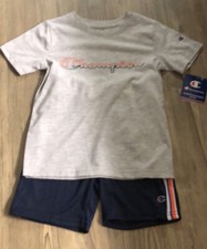 Champion Kids Boy Clothing Set TShirt Short Training Sport Size 5