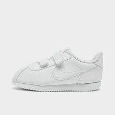 New Kids Nike Cortez SL  psv  904767 100 White White Hook  Loop Authentic