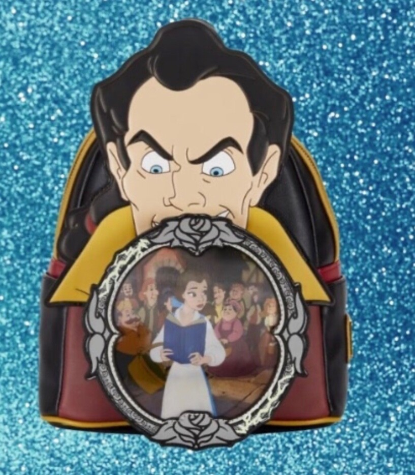 Loungefly Disney Villains Scenes Gaston Mini Backpack | eBay display picture 3