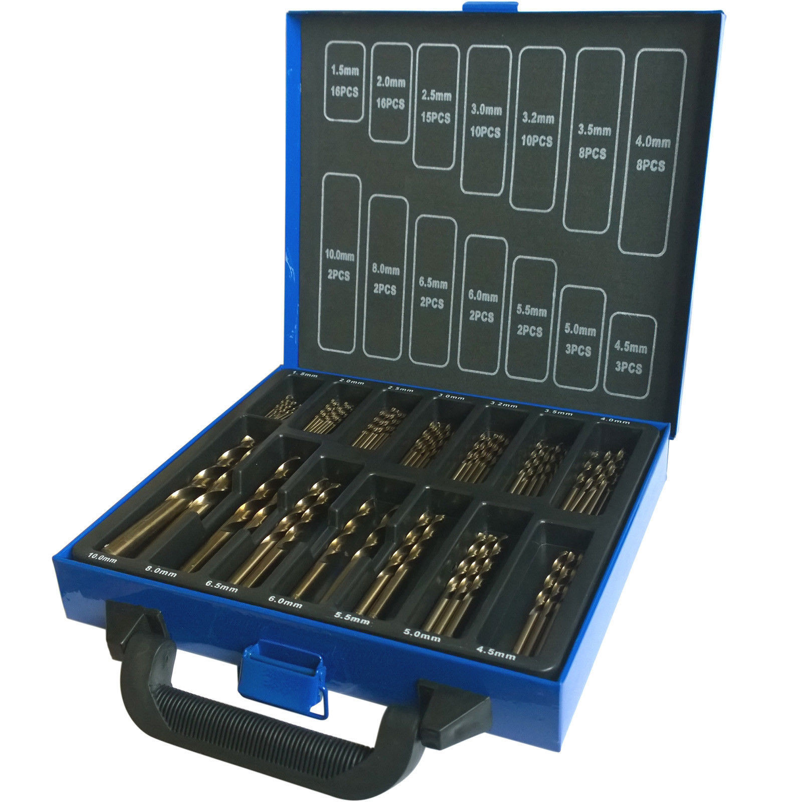 Cobalt Drill Bit Set for Stainless Steel Inox 5% M35 Metal HSS-Co 99 ...
