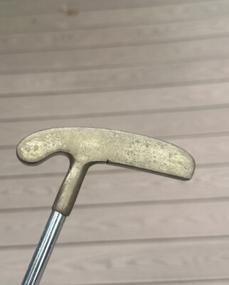 Vintage Brass Putter Hot Dog Style SHR 517 Right Handed Putter Pro