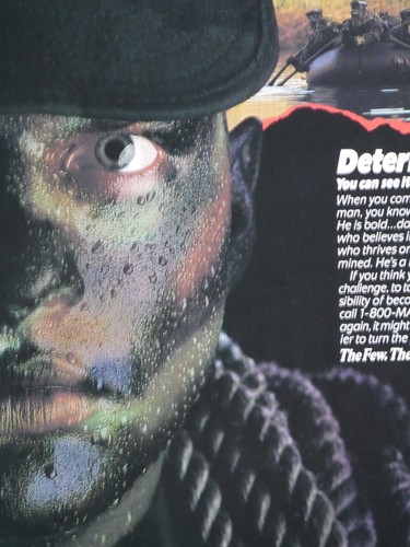 Marines Determination Vintage 1988 Original Print Ad 8,5 x 11" - Bild 3 von 5
