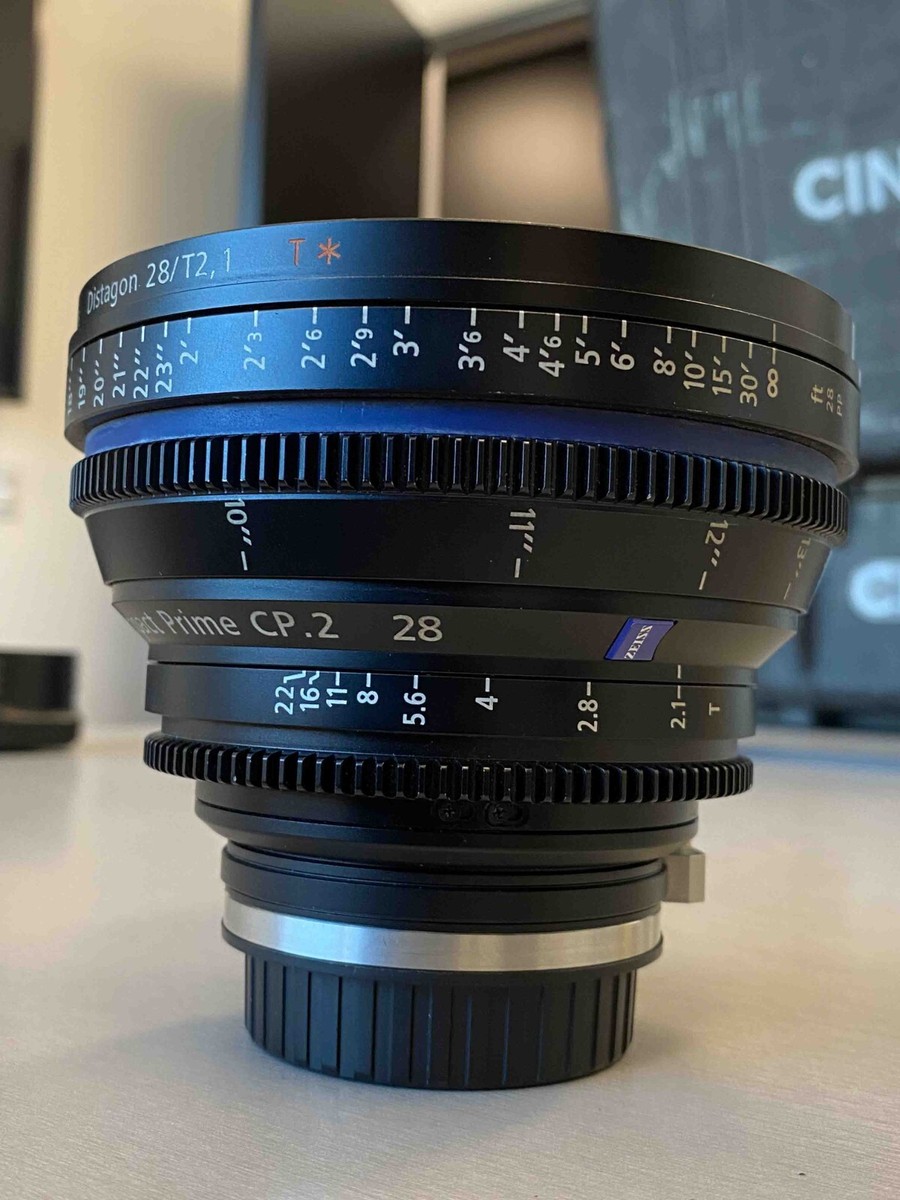 Zeiss CP.2 Lens Set 18 21 25 28 35 50 85 135mm. PL and EF Mounts