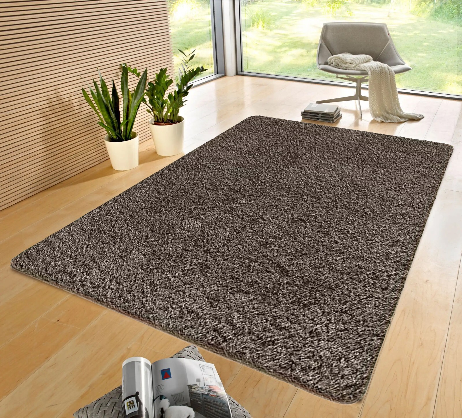 Weiche große dicke zottige Teppiche Flurläufer Schlafzimmerteppich Wohnzimmer Teppiche Matten