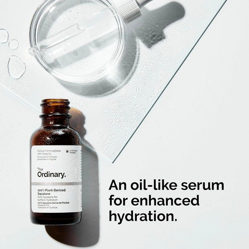 The Ordinary 100% Plant-Derived Squalane, Lightweight Hydration - 1 FL.OZ - Picture 3 of 5