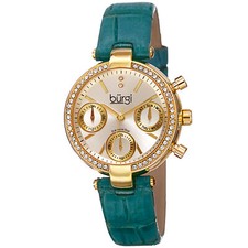 New Womens Burgi BUR129GN Diamond Swiss Multi...