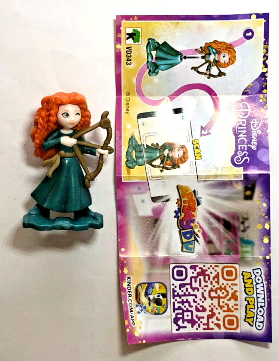 DISNEY PRINCESS Kinder Surprise - MERIDA VD343 + BPZ Paper - 2023