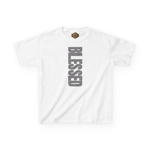 Shirt To Match Retro 4 White Cement -BLESSED SHIRT FOR KIDS - Picture 2 of 5