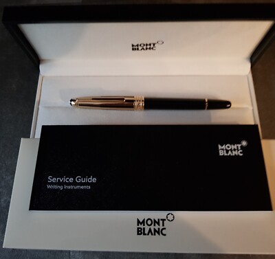 Montblanc Meisterstück Solitaire Gold & Black Doué Classique 144 Füllfederhalter