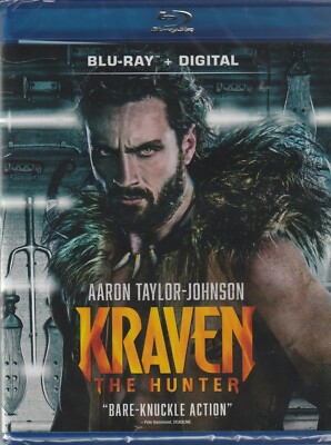 Kraven the Hunter (Blu-ray+Digital, 2025)  Brand New Sealed  *Free Shipping*