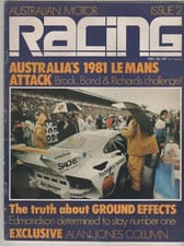 Australian Motor Racing 1981 2 Bond Brock Richards Edmonson Brabham Horsley Le M