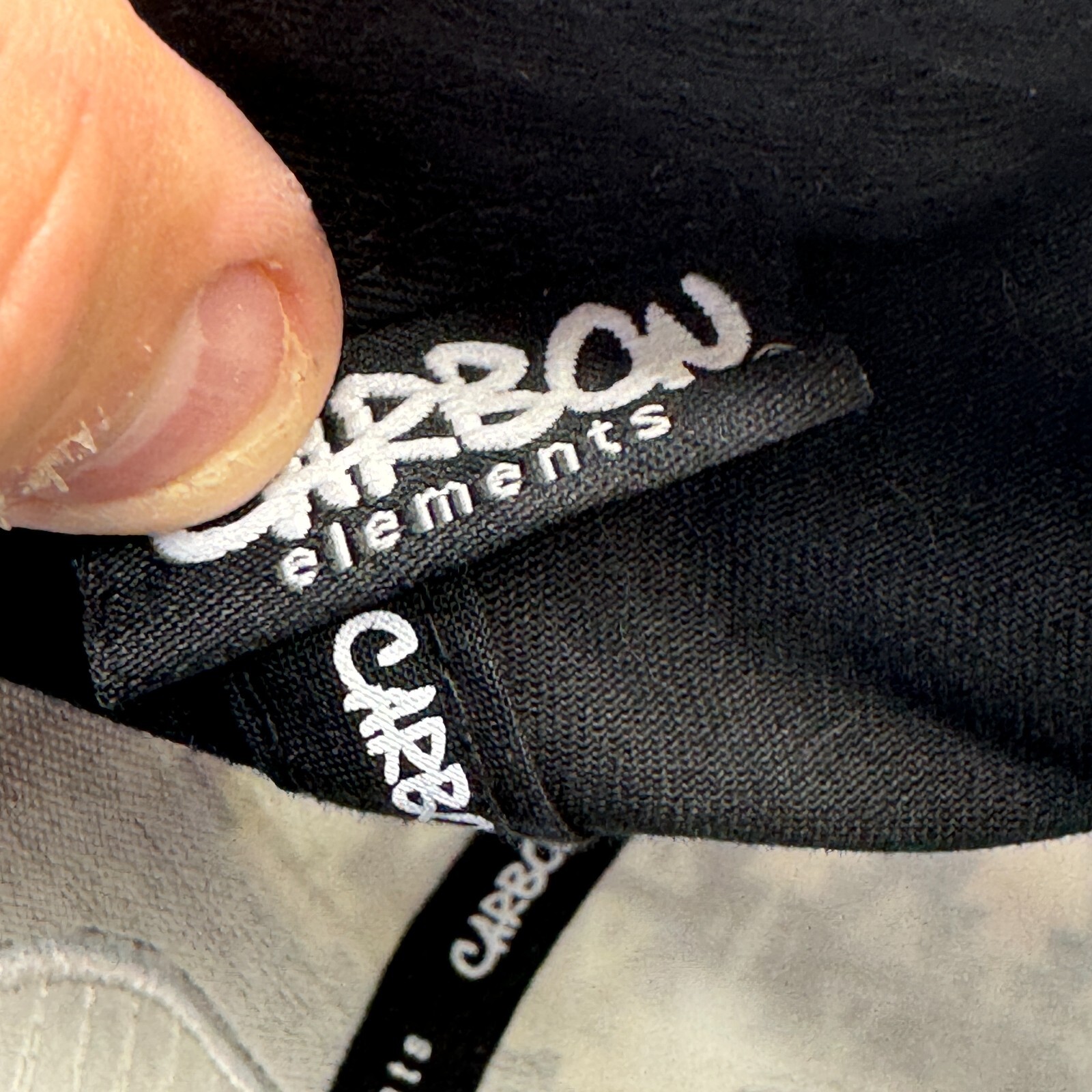 Carbon Elements Cali Bear Hat Cap Black-White Adj… - image 12