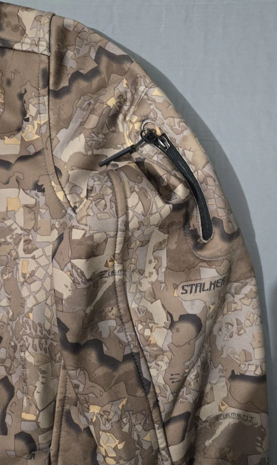 Sudadera con Capucha WWE Para Hombres Pequeña Piedra Fría Steve Austin Camuflada Acosador Cremallera Rara Pesada Wt. Foto 3 de 4