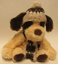 HugFun International sweet brown bear w/ hat scarf