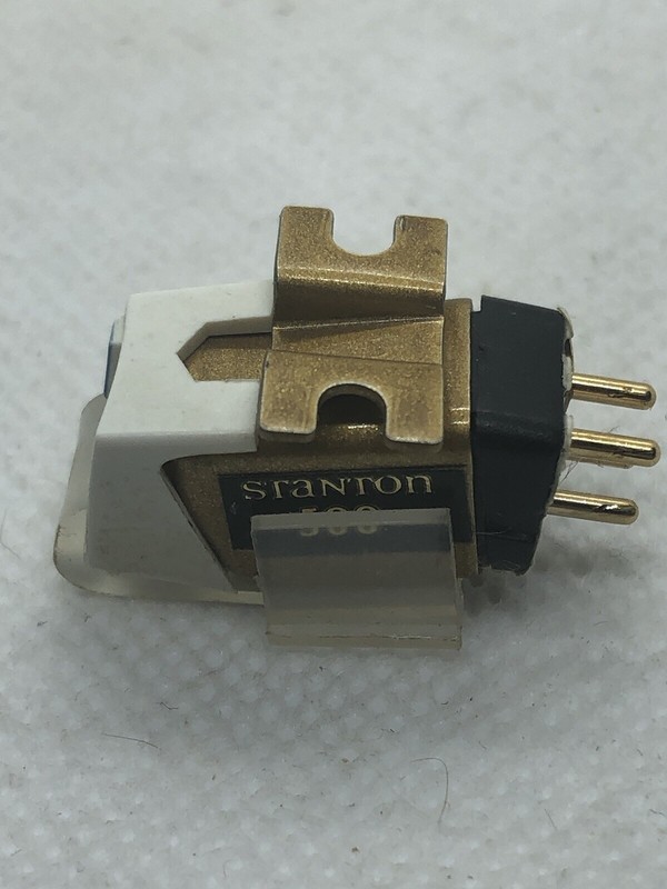 Vintage Stanton 500  Cartridge  With Stock Stanton Stylus And Cover