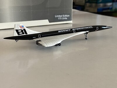 Jet-X Braniff International Concorde 1:400 N94FA JXM139A Black Exclusive
