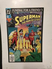 SUPERMAN THE MAN OF STEEL # 20 FUNERAL FOR A FRIEND PART 3 BY LOUISE SIMONSON