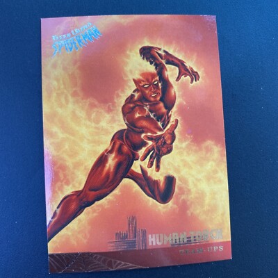 Human Torch 1995 Marvel Fleer Ultra Spiderman #120 Team Ups SKUM2818