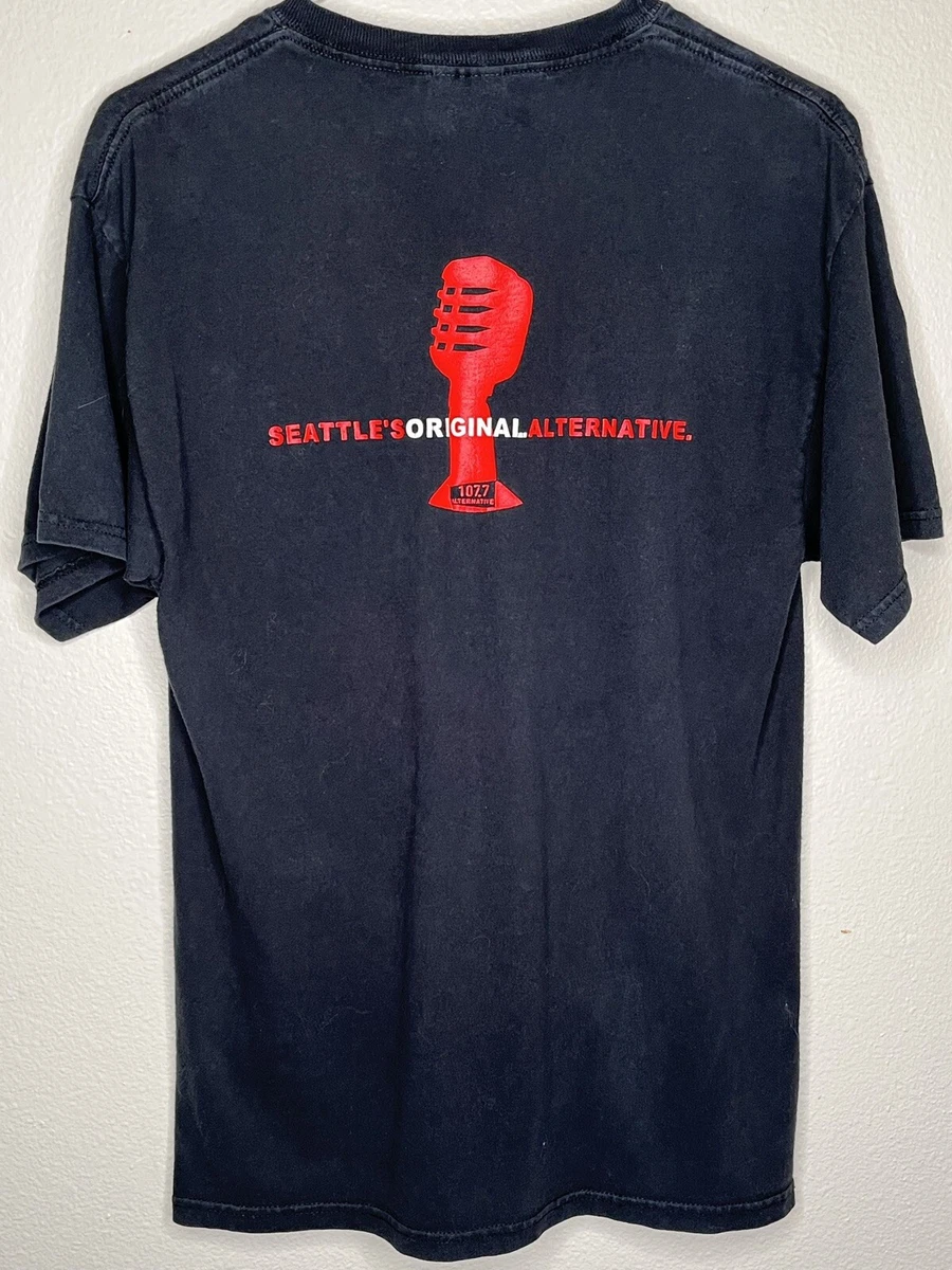 Vintage Men s Small 107.7 The End Alternative Grunge Seattle Y2K