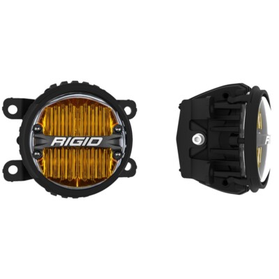 Rigid Industries 360 Series Yellow  Fog Kit Fits Jeep Jl  Sport 2018+