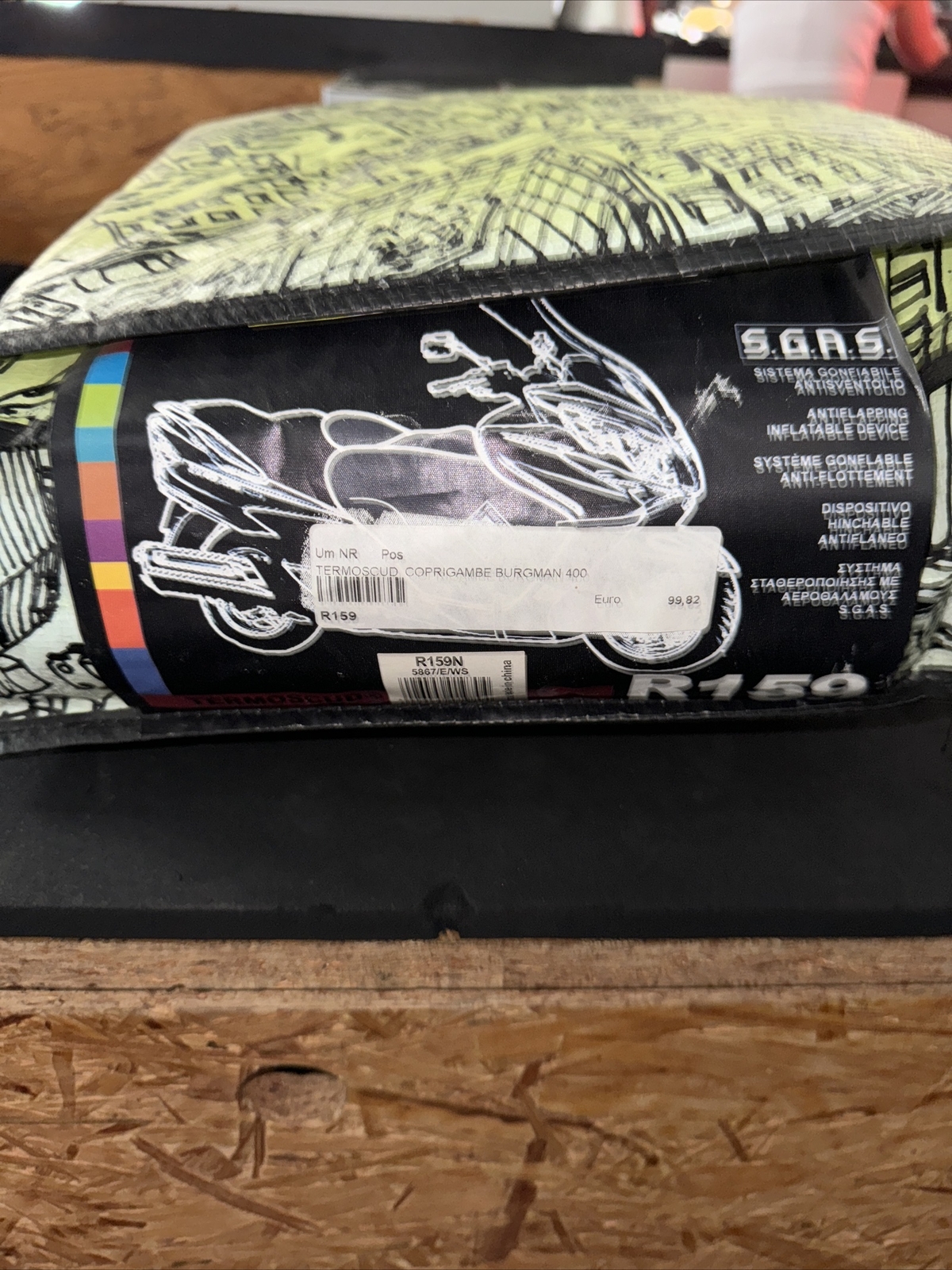 COPRIGAMBE SCOOTER TERMOSCUD® R159 SPECIFICO SUZUKI BURGMAN 400 TUCANO URBANO