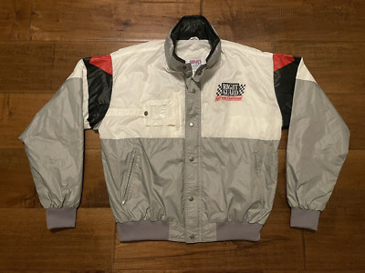 Vintage Right Guard Halfway Challenge Racing Windbreaker Bomber Jacket - Men's L
