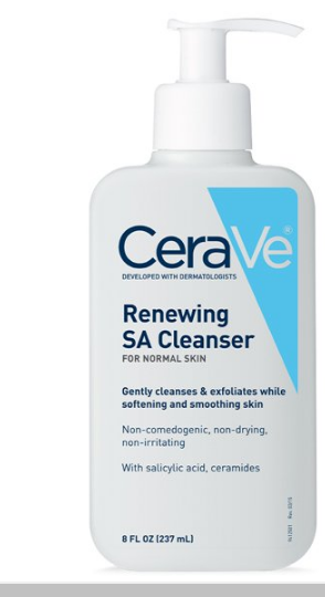 cerave salicylic acid cleanser ph