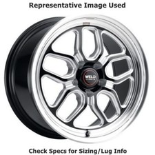 Weld Racing S10789562p29 Laguna 18x9.5 Wheel Gloss Black Milled - Diamond Lip