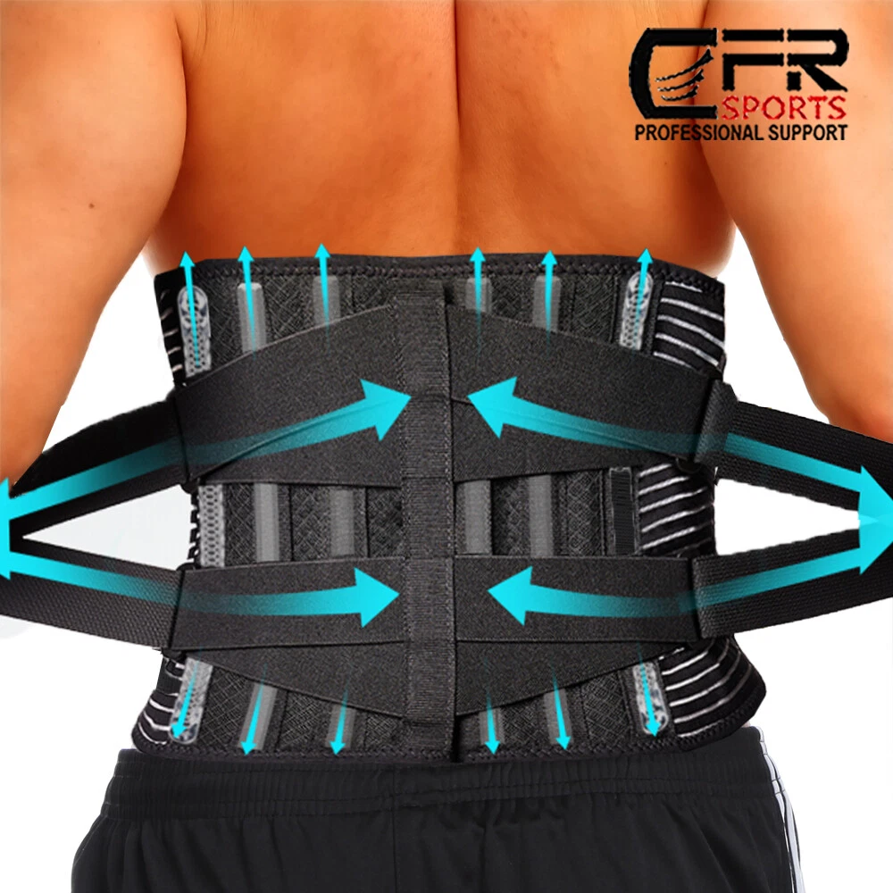 Back Lumbar Support Lower Back Brace Pain Relief Waist Belt for Men and  Women HG