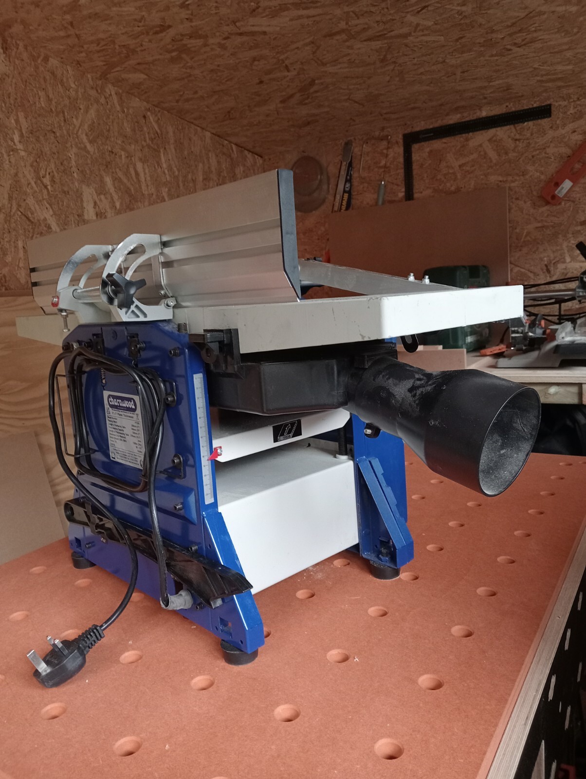 Charnwood PT200 8” x 5” Bench Top Planer Thicknesser eBay