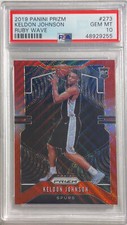 KELDON JOHNSON 2019 PRIZM RED RUBY WAVE PRIZM ROOKIE RC SP #273 PSA 10 GEM MINT