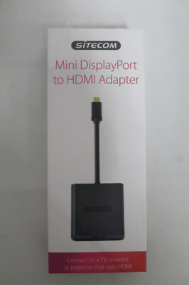 SITECOM CN-346 Mini DP Displayport auf HDMI Adapter Konverter - NEU