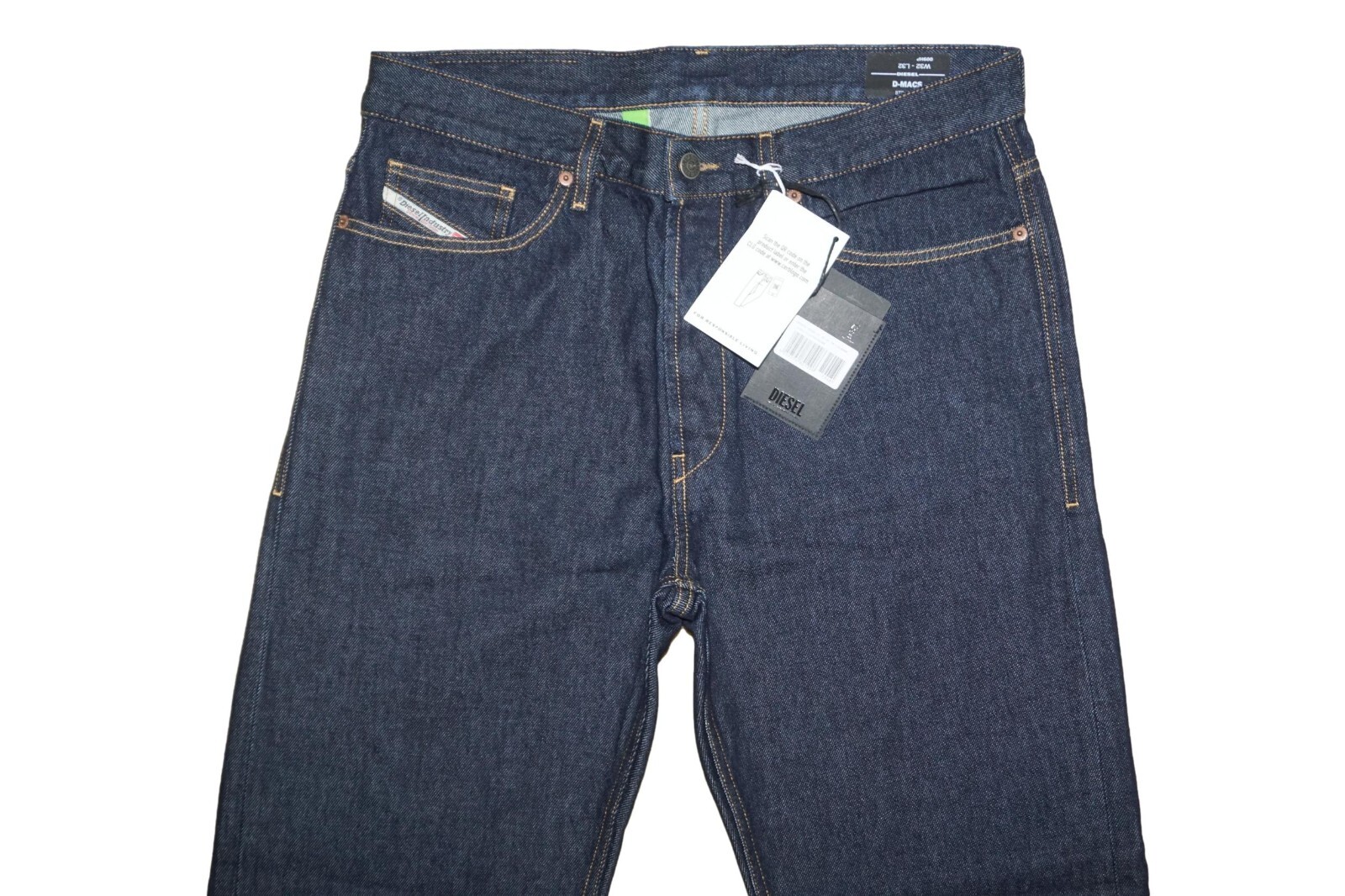 DIESEL D-MACS 009HP JEANS STRAIGHT W32 L32 100% AUTHENTIC