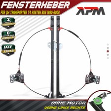 2x Fensterheber Manuell Vorne L+R für VW Transporter T4 1990-2003 Kasten Bus