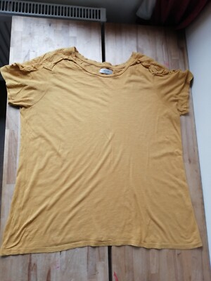 MATALAN Ladies Mustard Casual Lounging around in Top size 20 approx 24'' wide