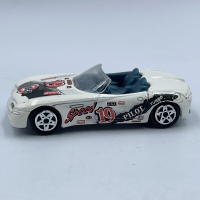 Majorette Dodge Concept Car #19 White ''RACER'' Racing ECH 1:56 - VERY RARE