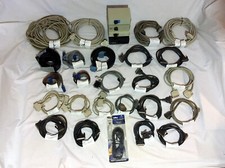 Lot of 25 Parallel / Serial / Printer Cables 4 feet to 50 feet  4 Switch Boxes